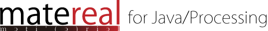 matereal for Java/Processing